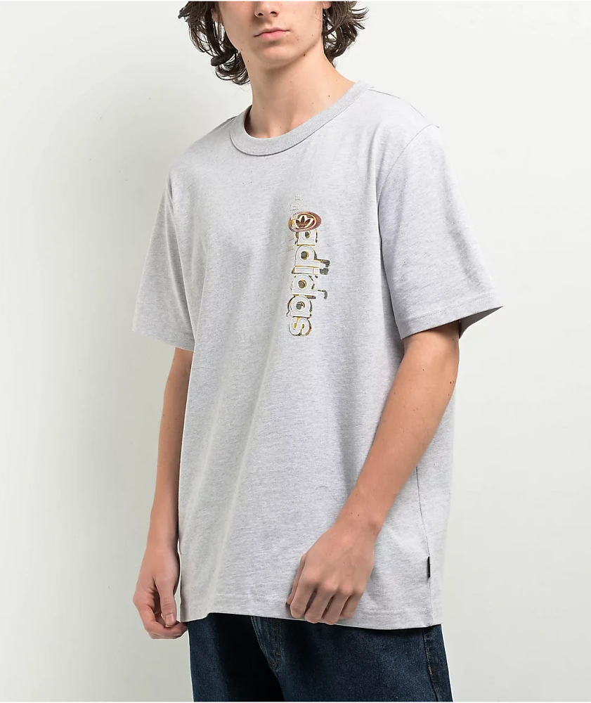 Adidas Originals 90s Print Grey T-Shirt | Liberty Center