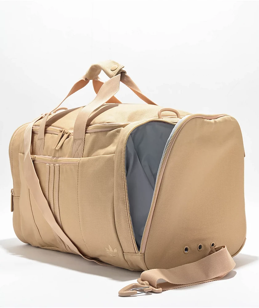 Adidas Originals Canvas Magic Beige Duffle Bag | Arden Fair