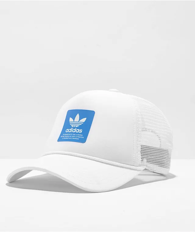 Adidas trucker cap blue white shop