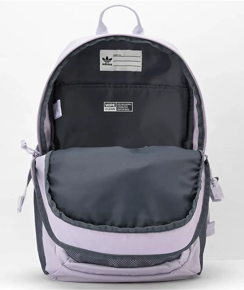 Lilac hot sale adidas backpack