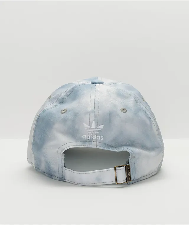 Tie dye top adidas hat