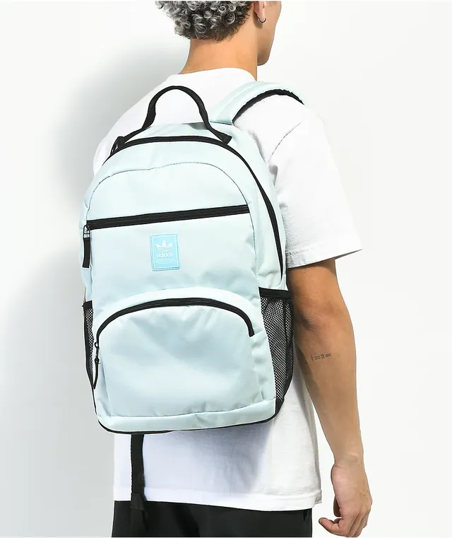 Adidas baby blue backpack online
