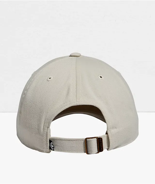 Beige strapback store hat