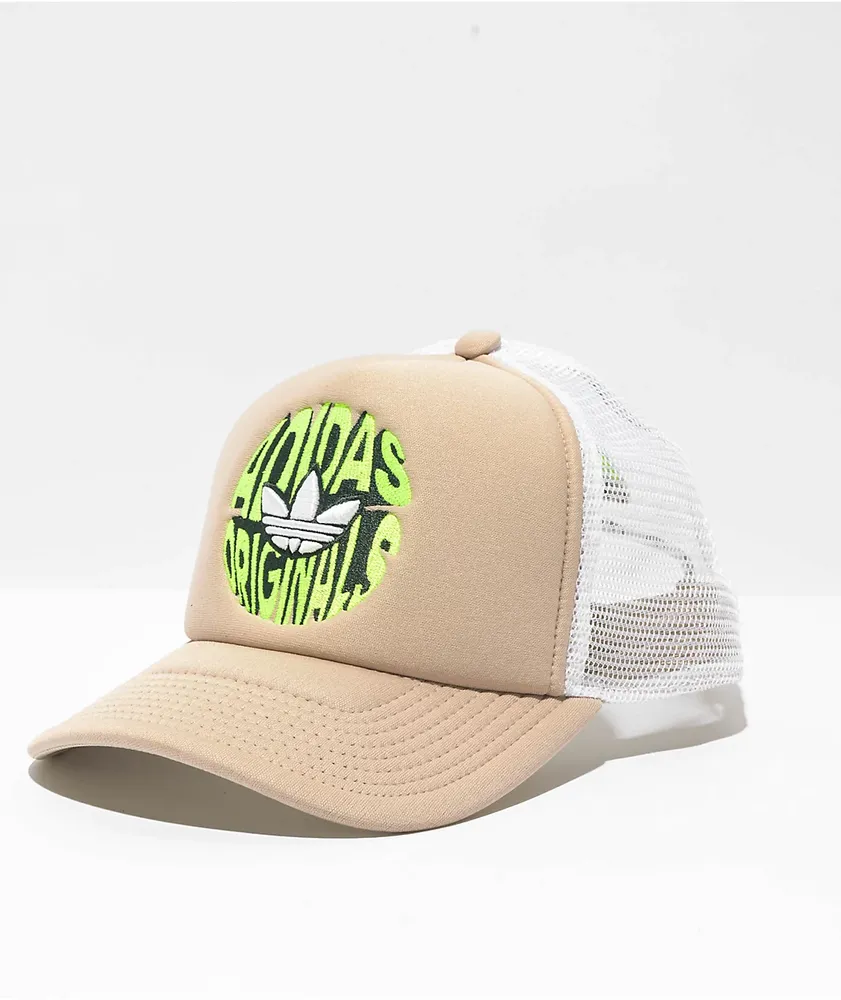 Beige trucker cap sale