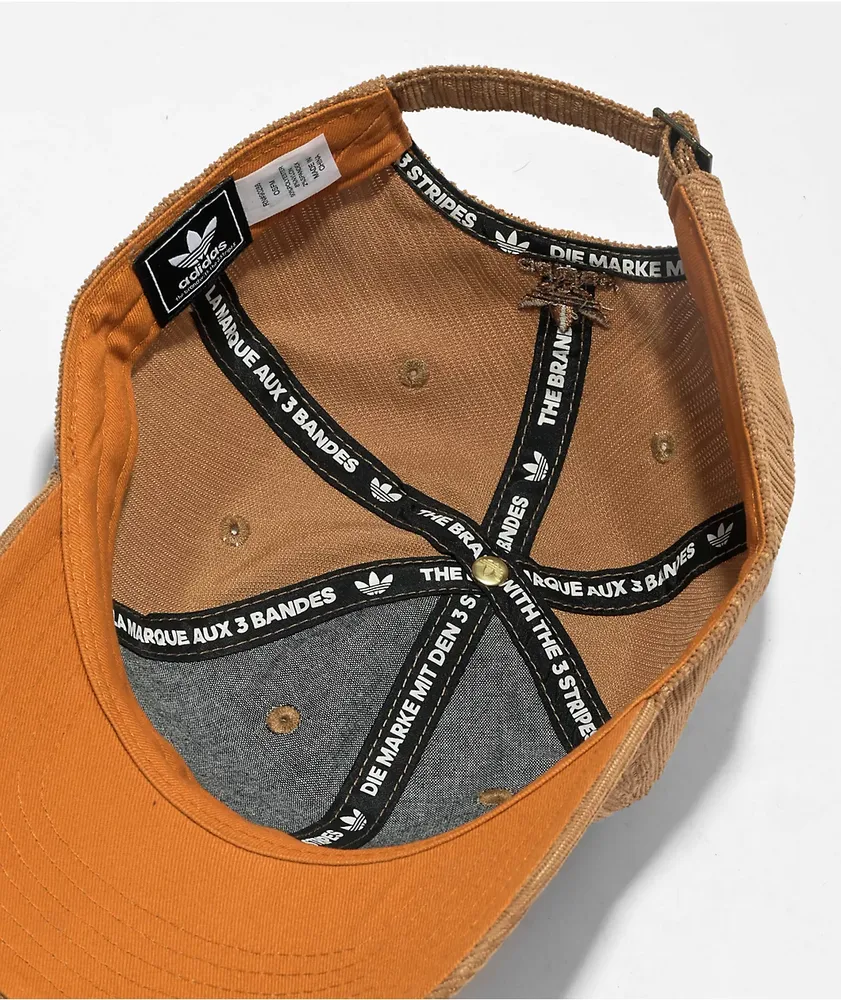 Adidas Originals Sport Brown Corduroy Strapback Hat | MainPlace Mall