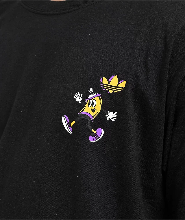 Adidas Originals x Korn Black Long Sleeve T-Shirt at Mall of