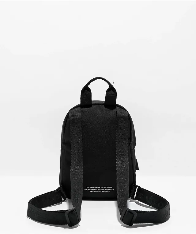 Adidas originals trefoil mini backpack in black deals
