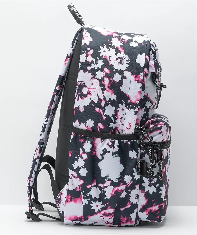 Adidas pink floral backpack hotsell