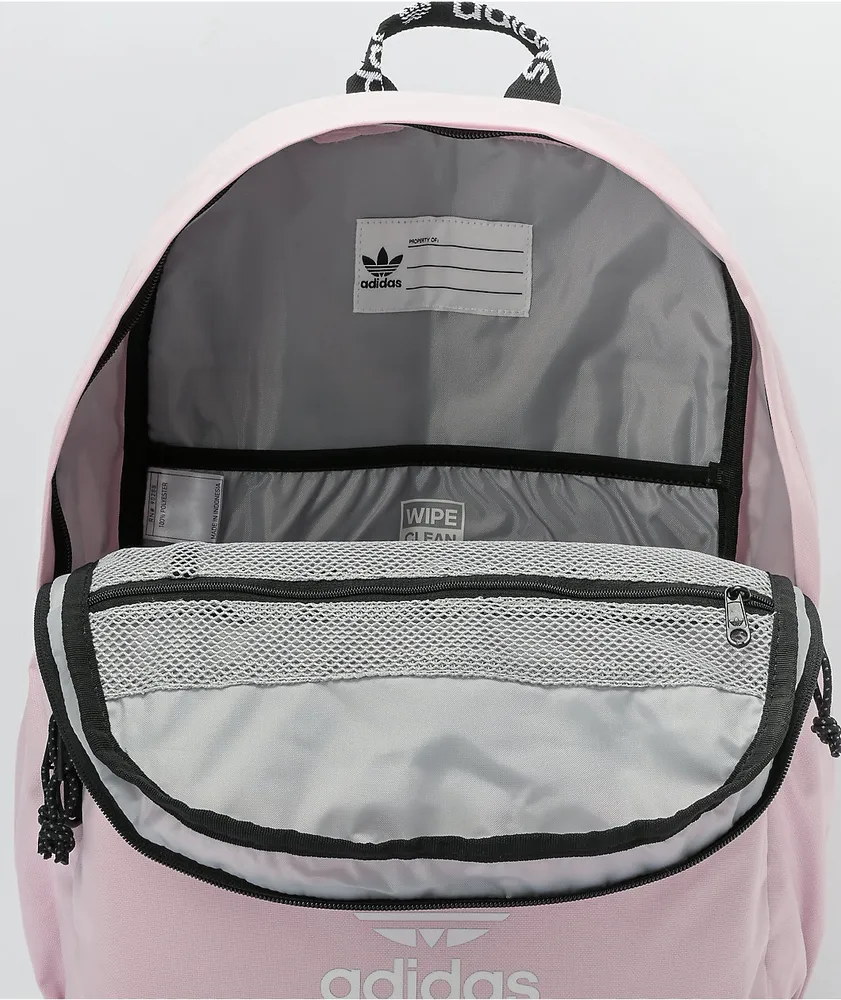 Adidas pink trefoil backpack sale