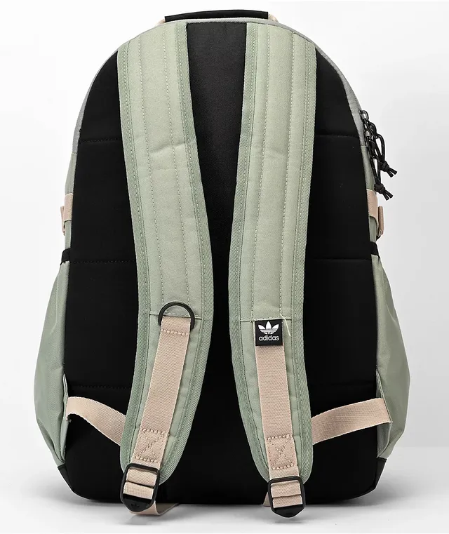 Adidas Originals Trefoil Patch Green Backpack | Liberty Center