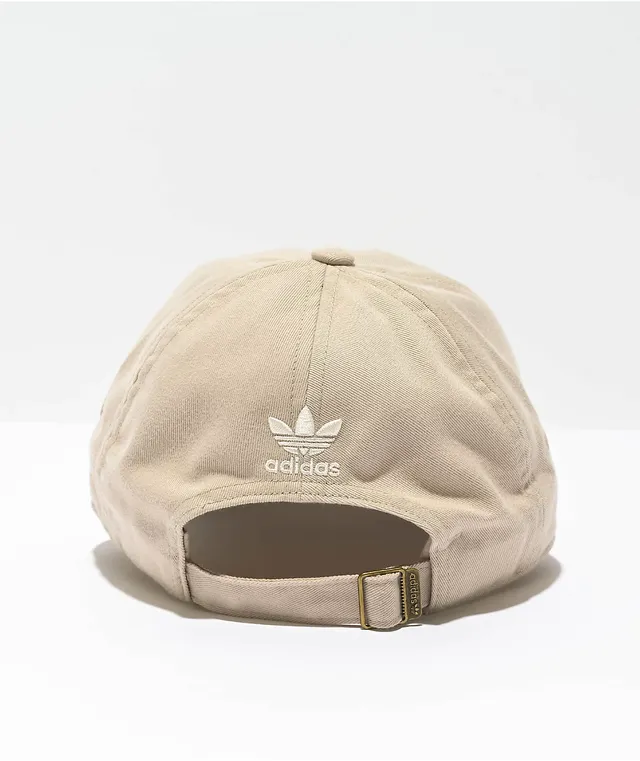 Beige strapback hat clearance