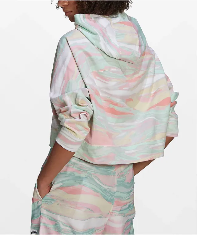 Marble adidas hoodie clearance