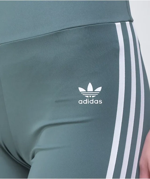 Blue adidas biker shorts on sale