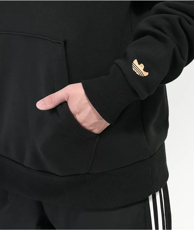 Adidas gold trefoil clearance hoodie
