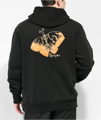 Vitriol jamison butterfly black oversized hoodie hotsell