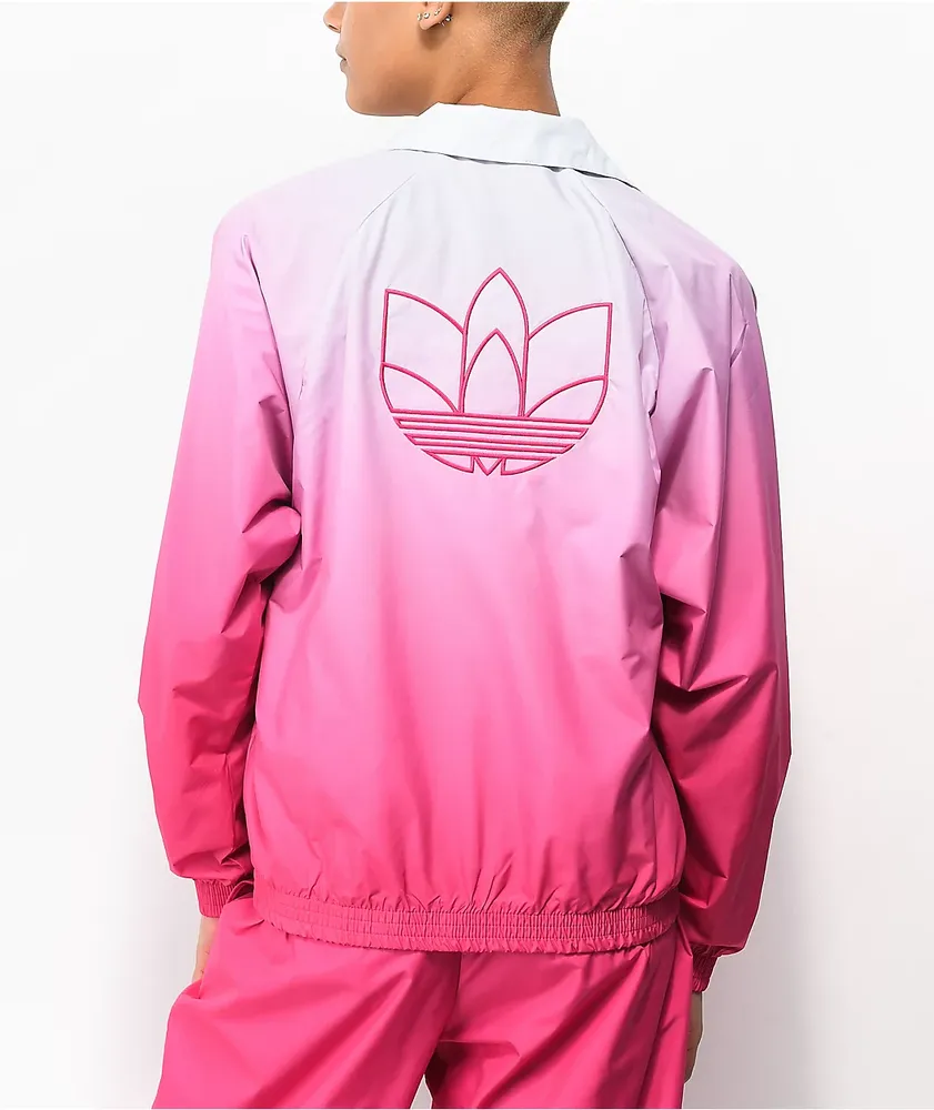 Adidas magenta jacket clearance