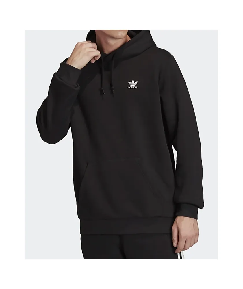 Adidas Trefoil Essential Black Hoodie Willowbrook Shopping Centre