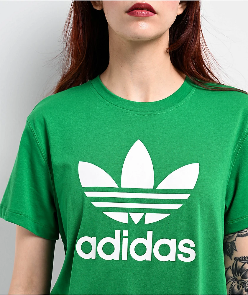 Adidas Trefoil Vintage Green T-Shirt | MainPlace Mall