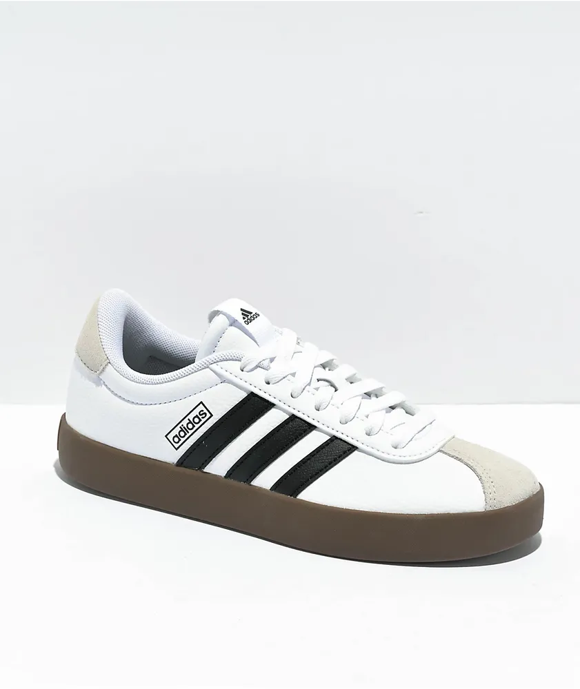 Adidas VL Court 3.0 White Skate Shoes The Pen Centre