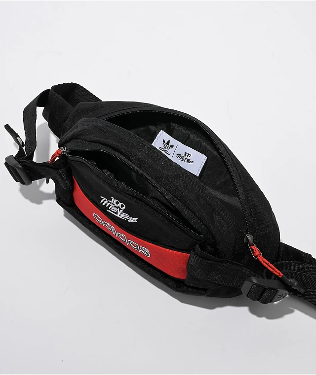 Adidas x 100 Thieves Black Crossbody Bag | MainPlace Mall