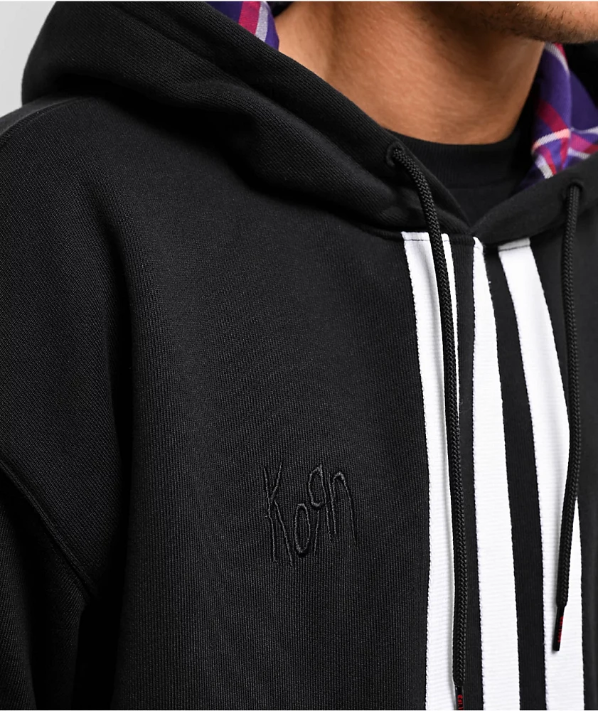 Adidas x Korn Embroidered Black Hoodie at Hamilton Place in