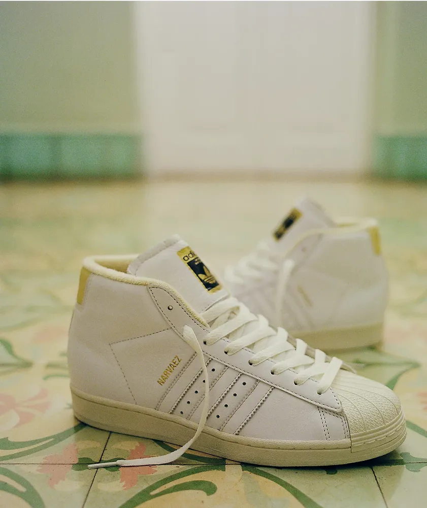 Adidas x Sam Narvaez Pro Model ADV White Skate Shoes | Pueblo Mall