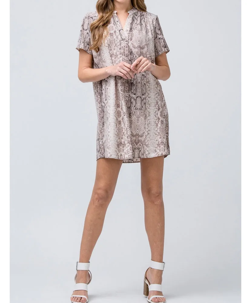 Entro snakeskin sale dress