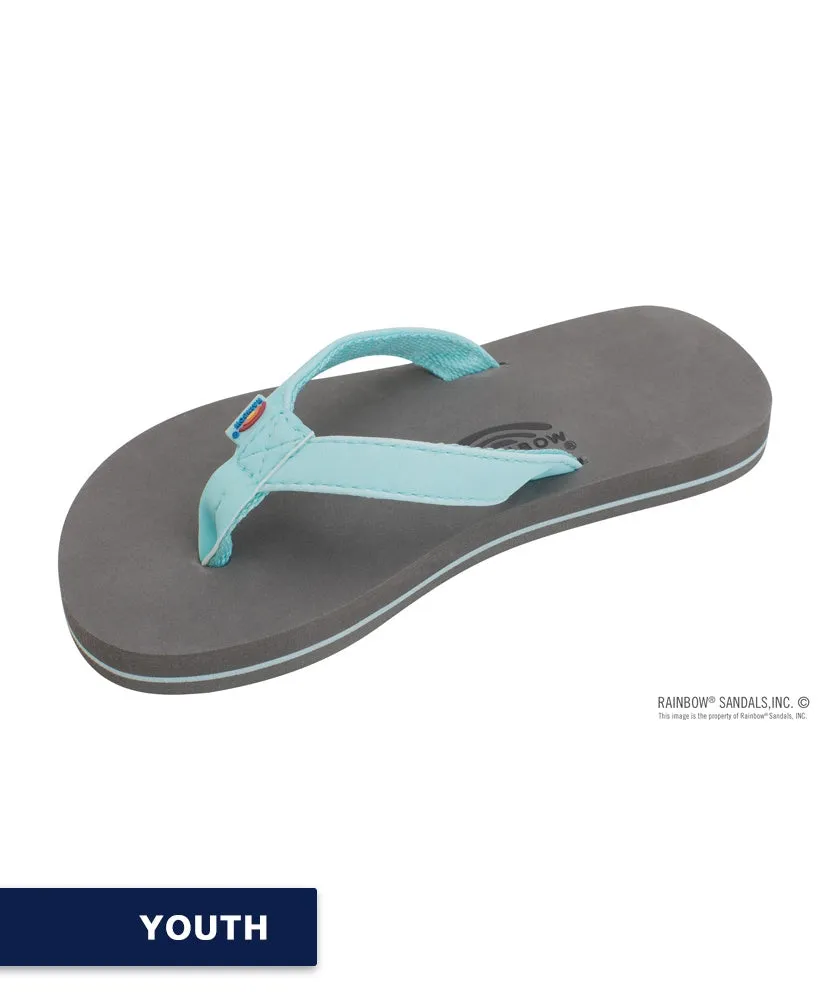 Youth rainbow flip flops discount