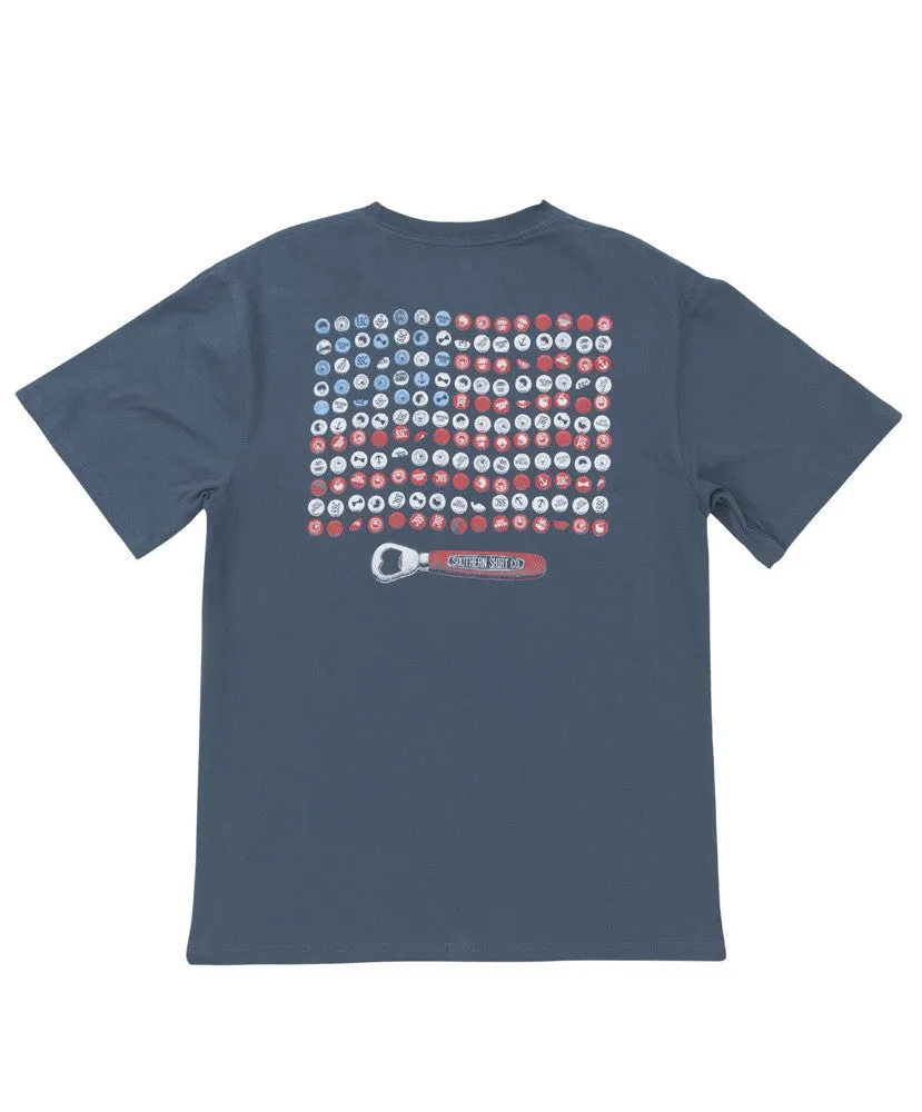Supreme flag tee online