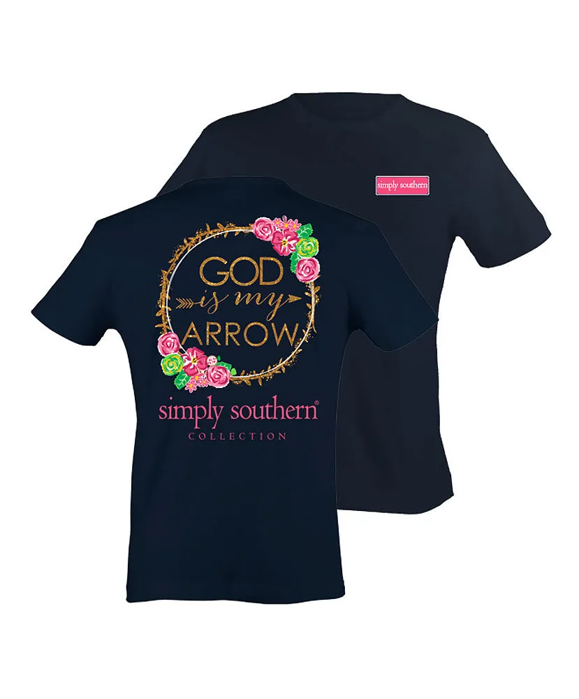 Simply Southern Youth God is My Arrow Tee CoolSprings Galleria