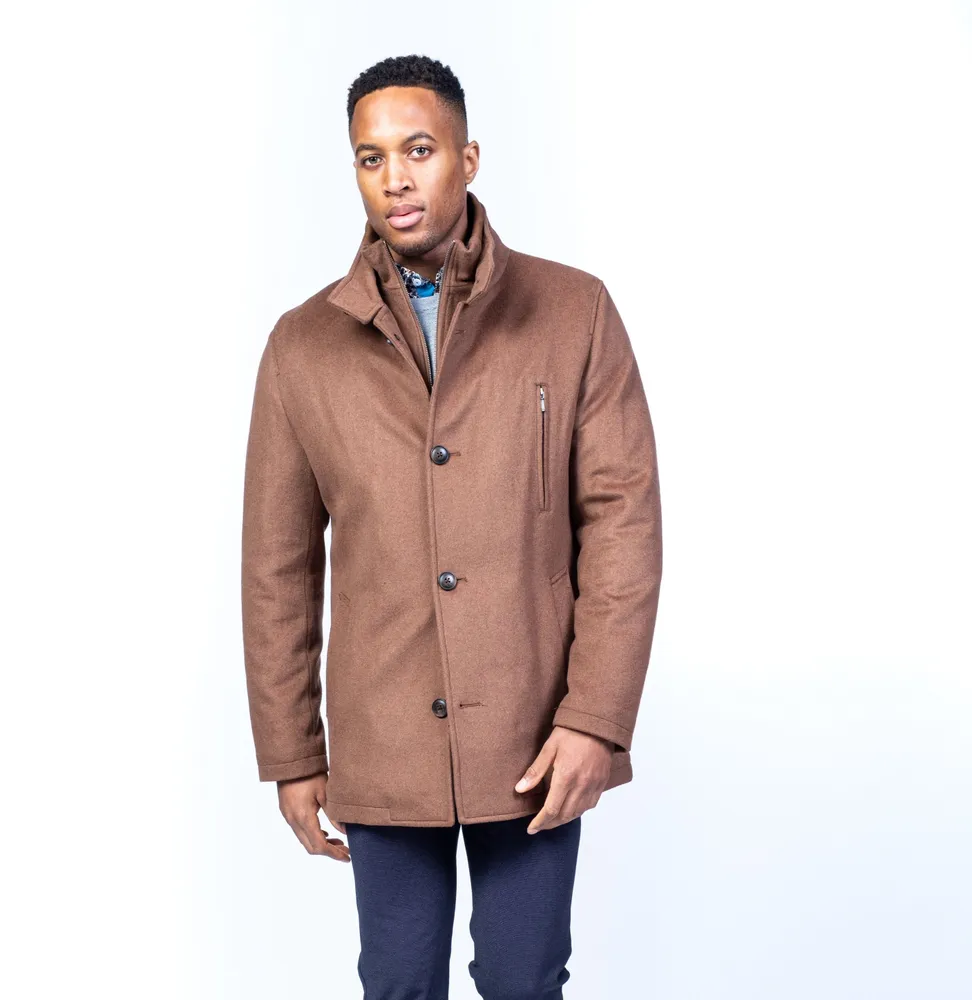 Plus size discount wool car coat