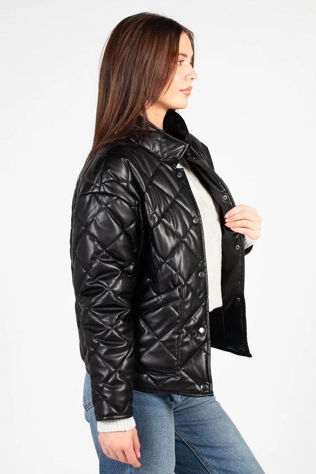Z Supply Heritage Faux Leather Jacket | Hillcrest Mall