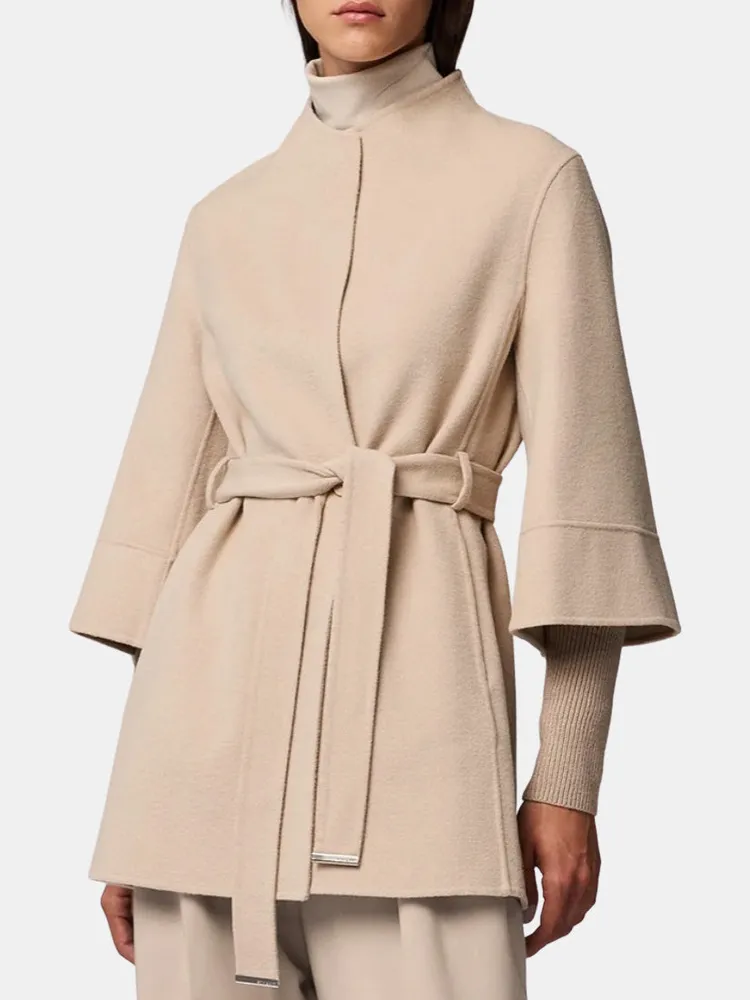 SOIA & KYO Selma Light Wool Coat | Bethesda Row