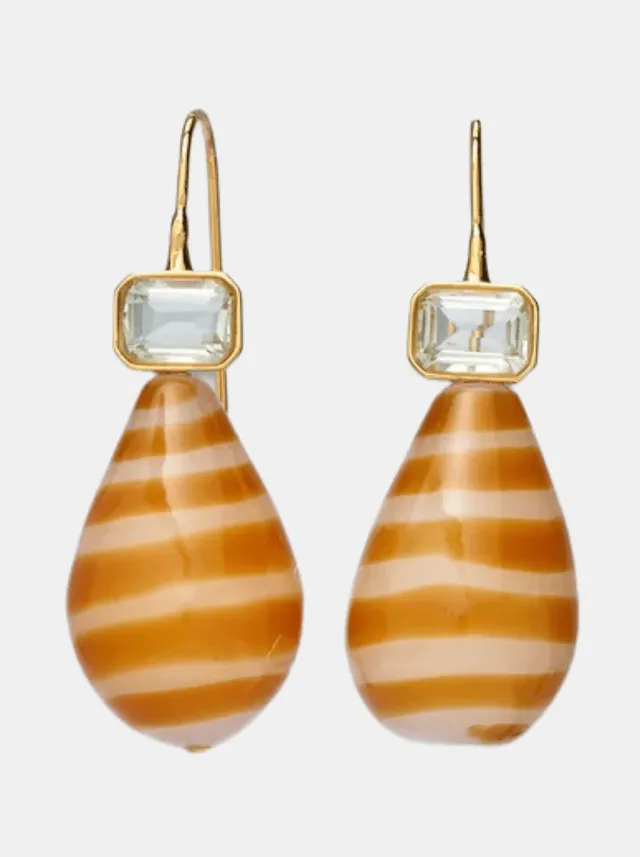 Lizzie fortunato coin deals reflection earrings