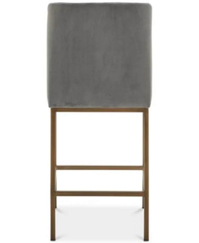 Cambridge velvet counter stool store