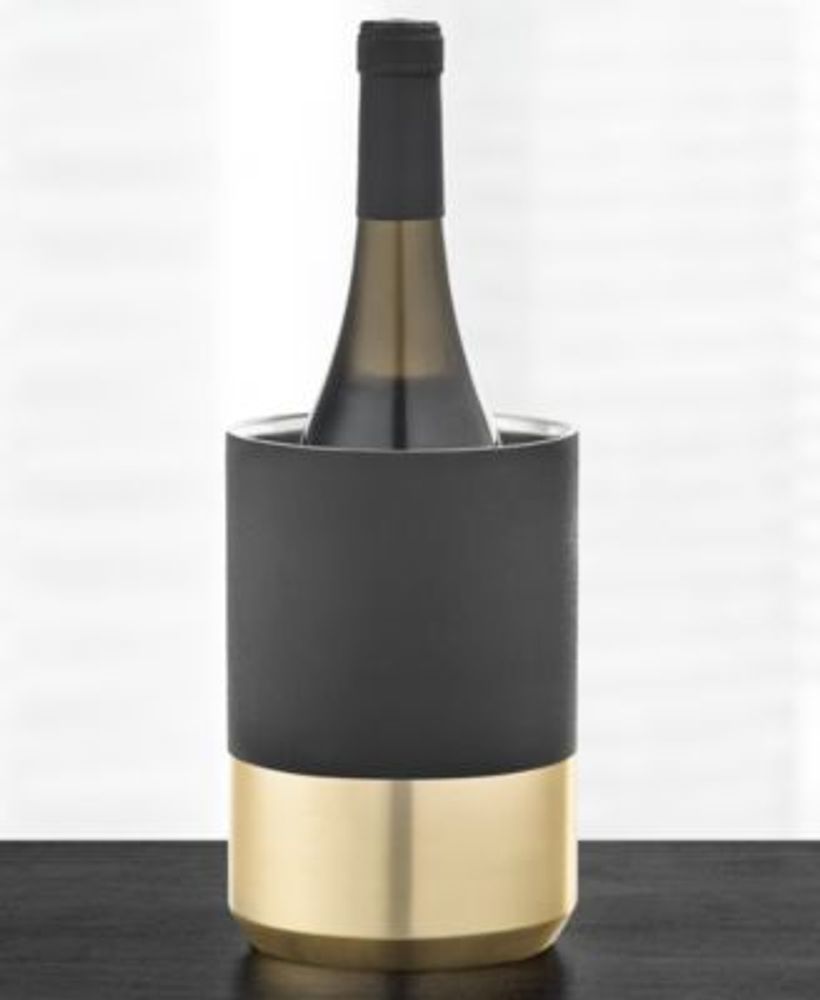 Hotel Collection Black & Gold Wine Chiller, Created for Macy's Mall