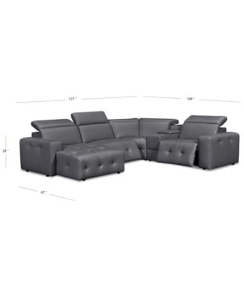 Macys outlet haigan sectional
