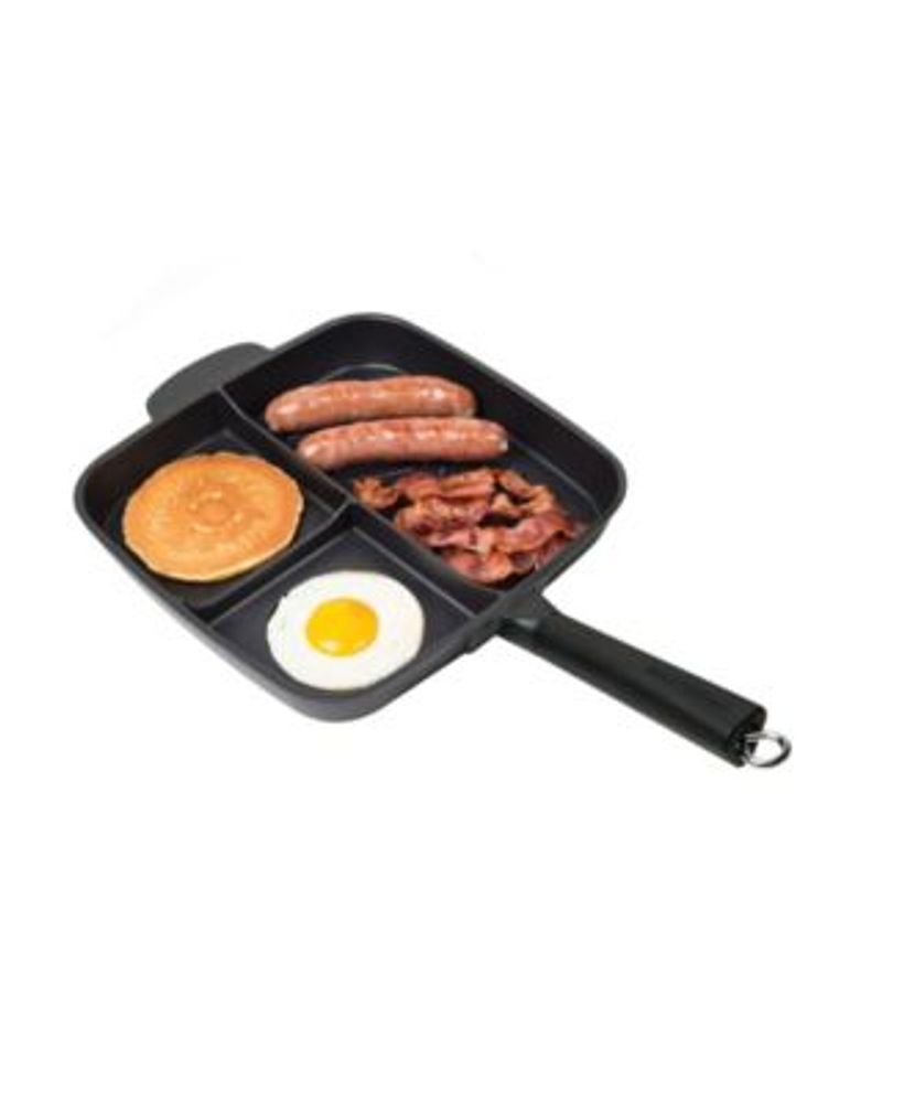 Masterpan MasterPan Non-Stick 3 Section Meal Skillet, 11