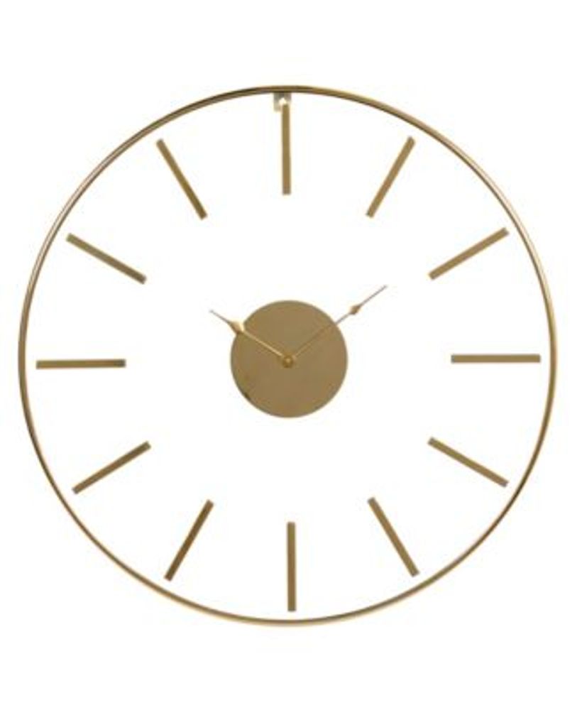 Venus Williams Large Round Stainless Steel Modern Wall Clock Mall of
