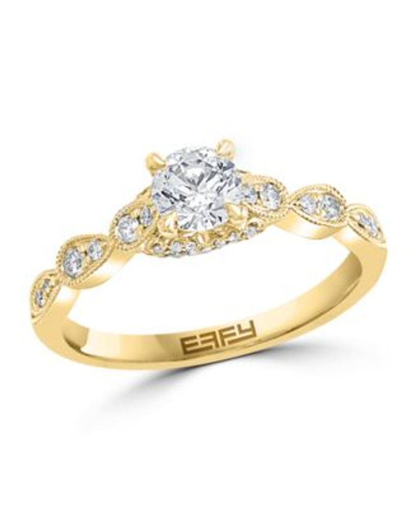 Macy's effy diamond hotsell rings