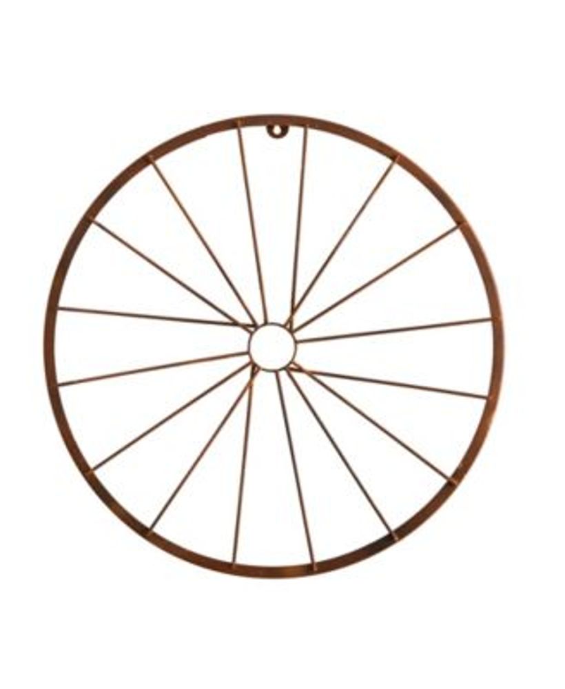 Nearly Natural Rustic VintageLike Bicycle Wheel Wall Art Decor, 22" x 22" Mall of America®