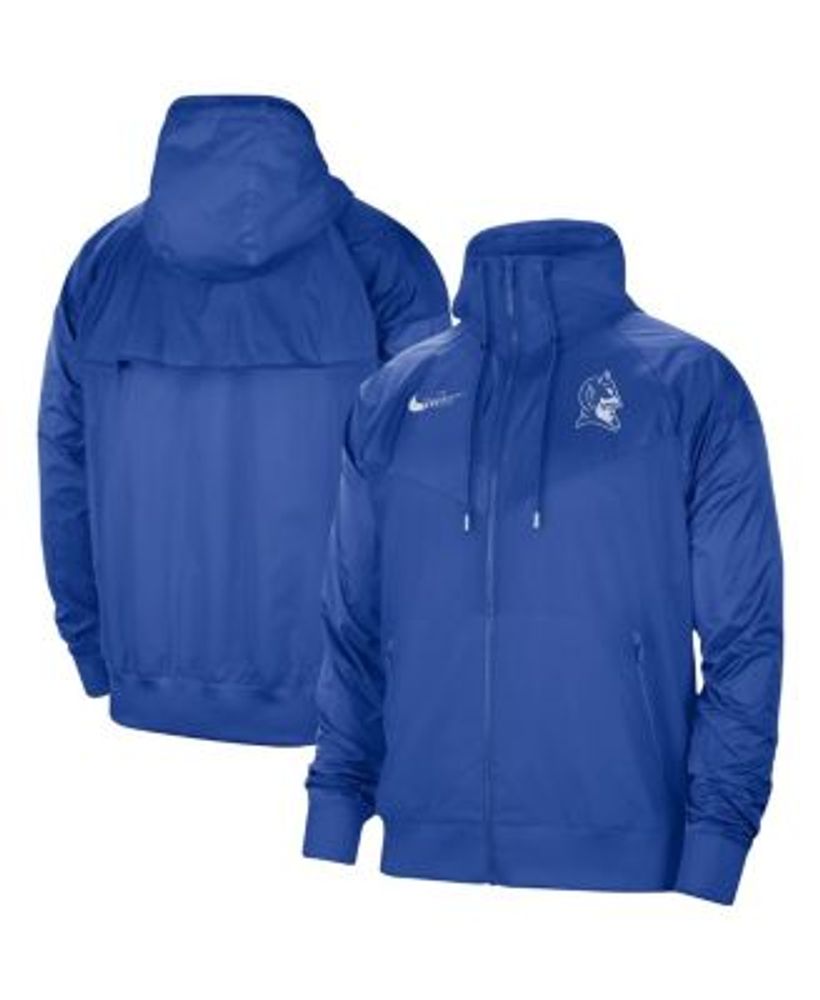 Nike Men s Royal Duke Blue Devils Windrunner Raglan Full Zip