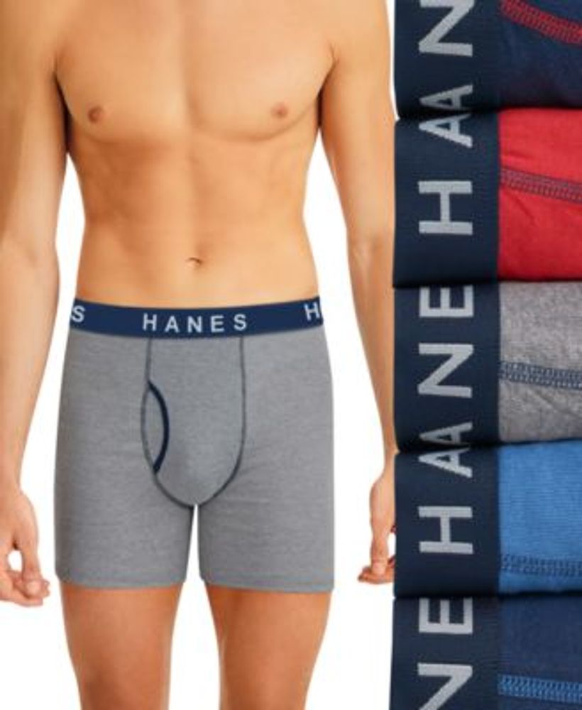 Hanes Men's Ultimate 5pk. Ringer Boxer Briefs Mall of America®