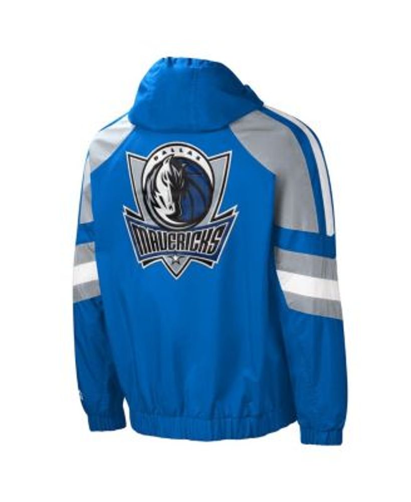 Starter Men s Blue Gray Dallas Mavericks The Pro II Half Zip