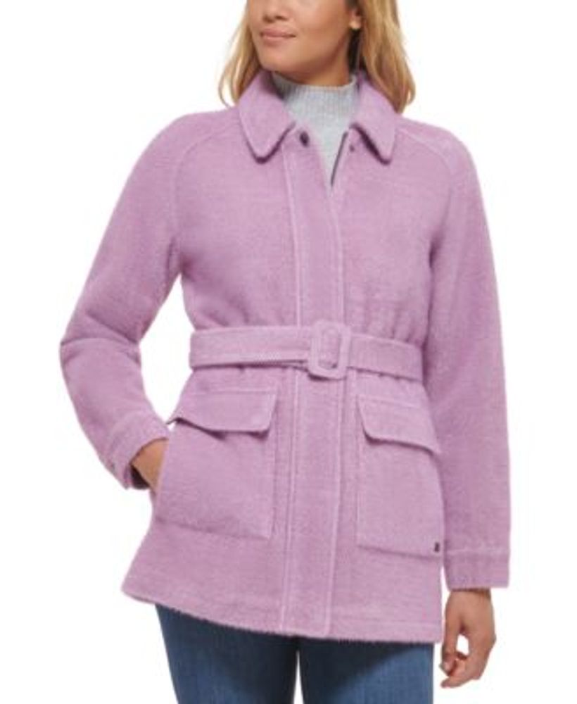 Macys pink coat online
