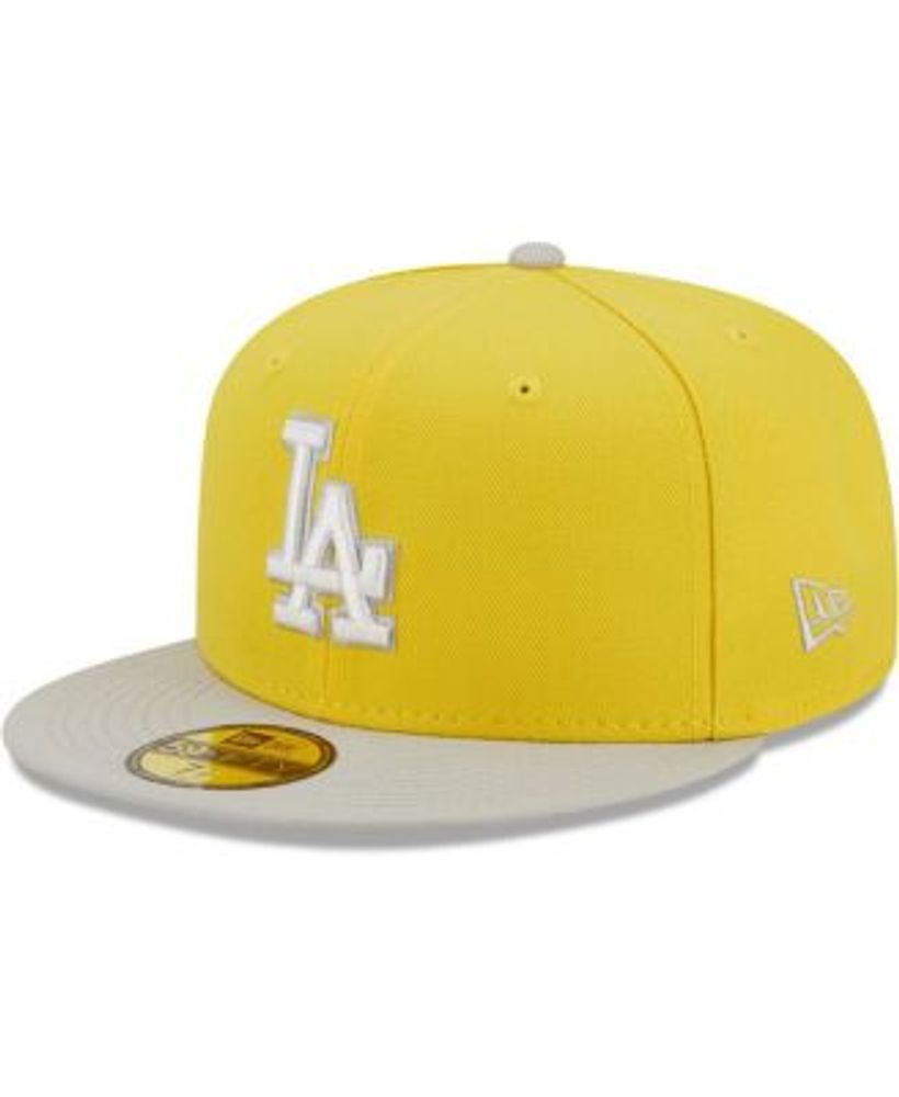 New Era Men's Yellow, Gray Los Angeles Dodgers Spring Color Pack Two