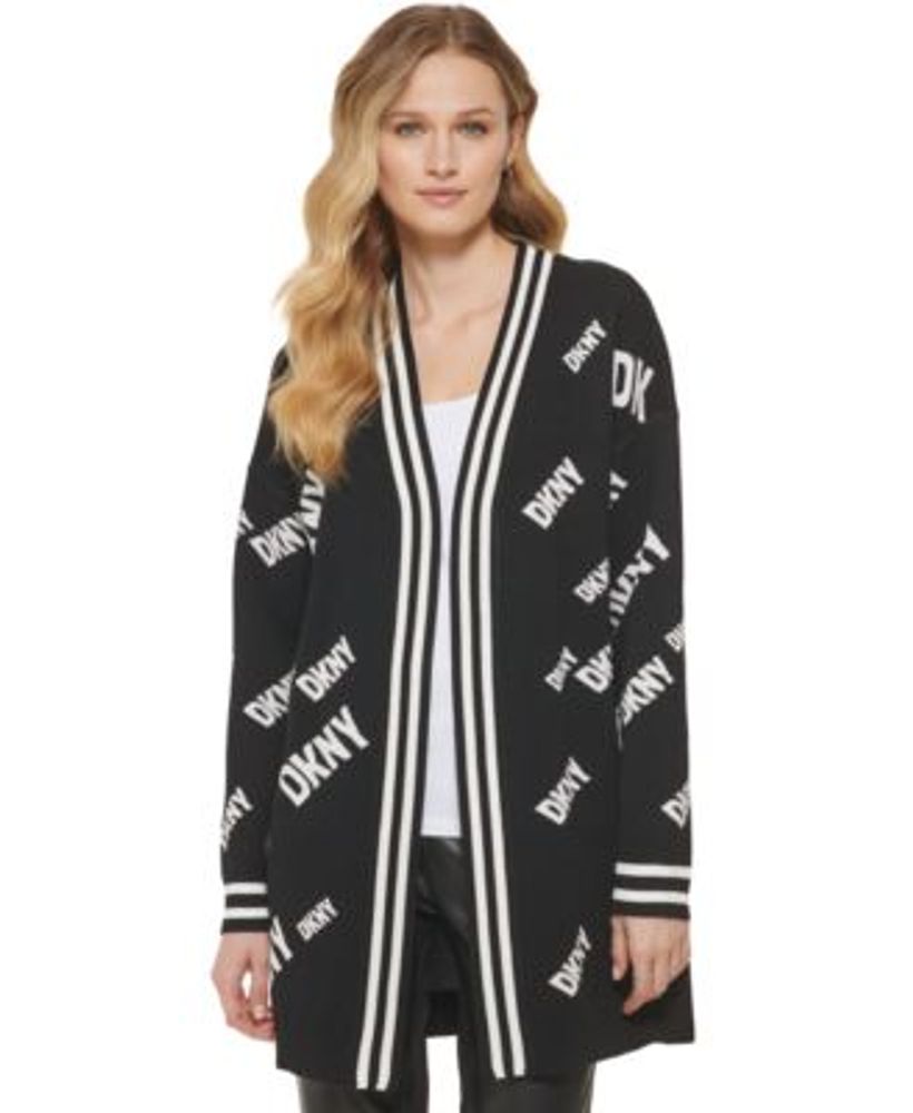 Dkny black new arrivals cardigan
