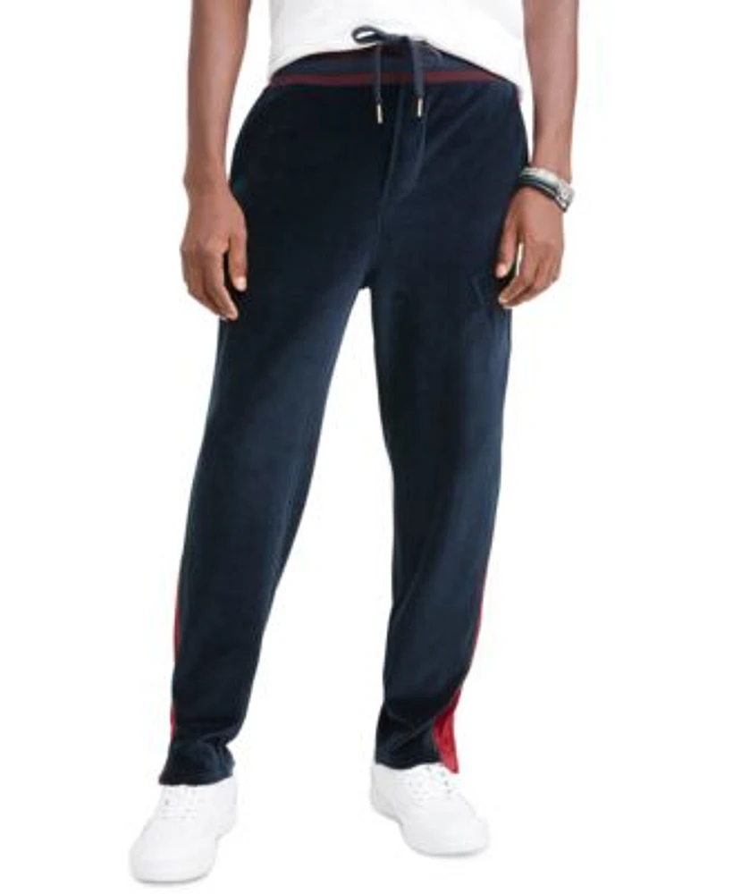 Tommy hilfiger velour jogger pants best sale