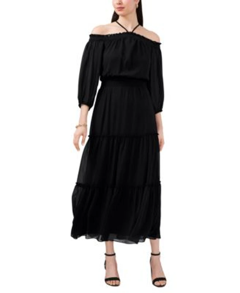 Macys cold shoulder on sale dress