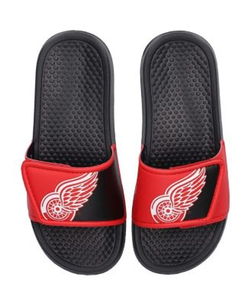 FOCO Youth Boys and Girls Detroit Red Wings Colorblock Big Logo
